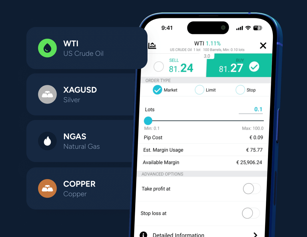 Commodities Trading App